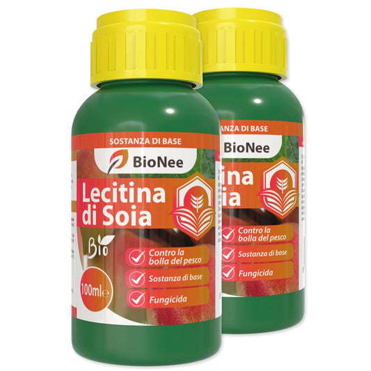 Lecitina di Soia Concentrato, Sostanza di base - Potenziatore delle difese delle piante da attacchi di funghi patogeni come oidio, ticchiolatura e ruggine