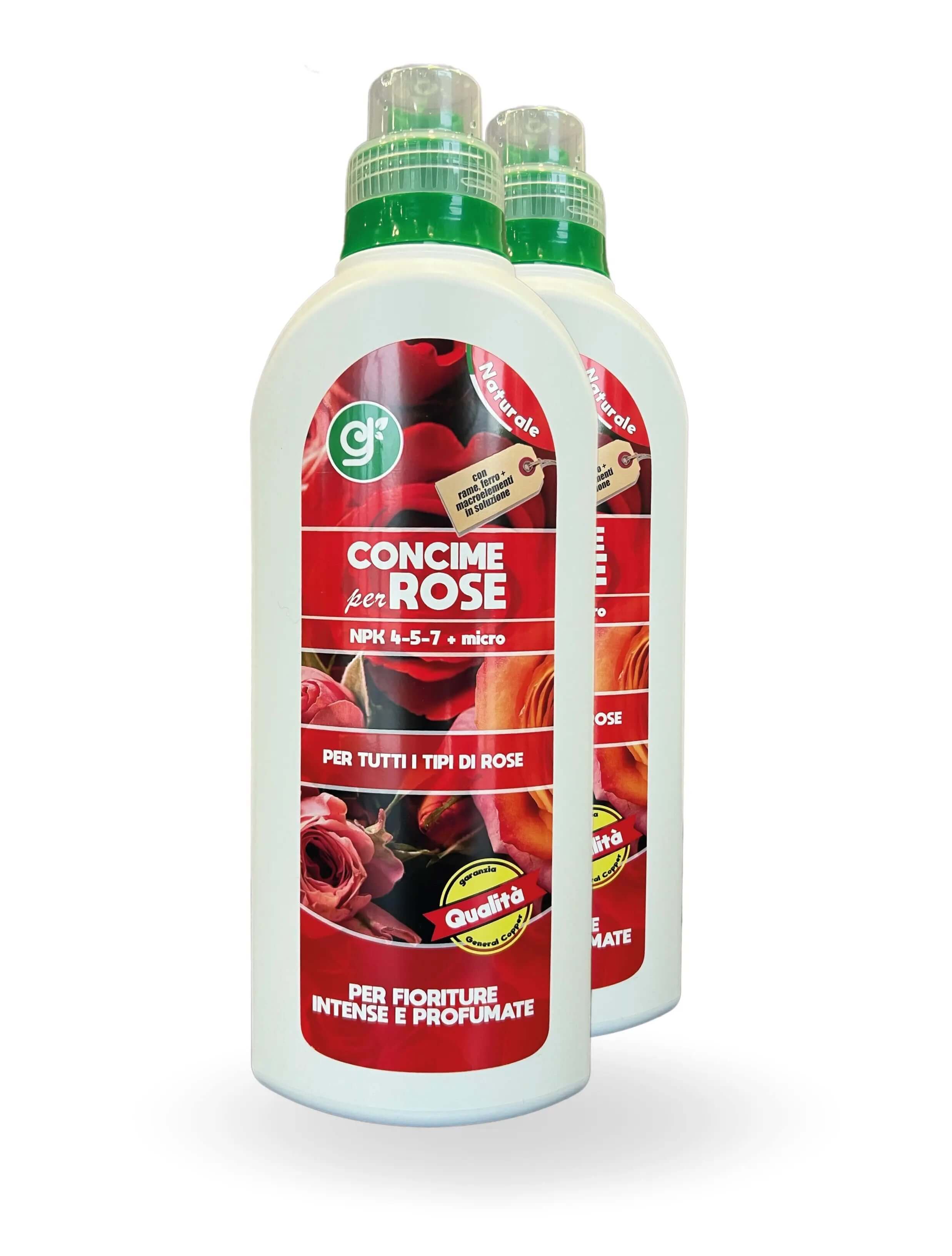 Concime Rose ROS1 🌹⚡ - Boost Crescita Rose - 1 lt La Bottega del Rame