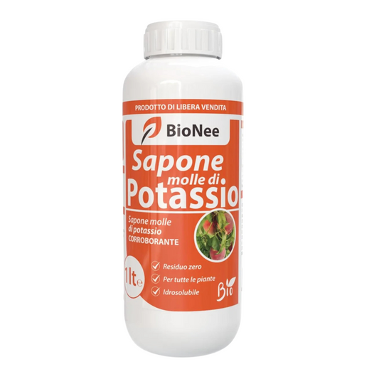 Bionee_Sapone molle di potassio POTENZIATORE DIFESE NATURALI DELLE PIANTE - 1 lt